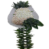 Beyaz Gerbera Çiçek Sepeti